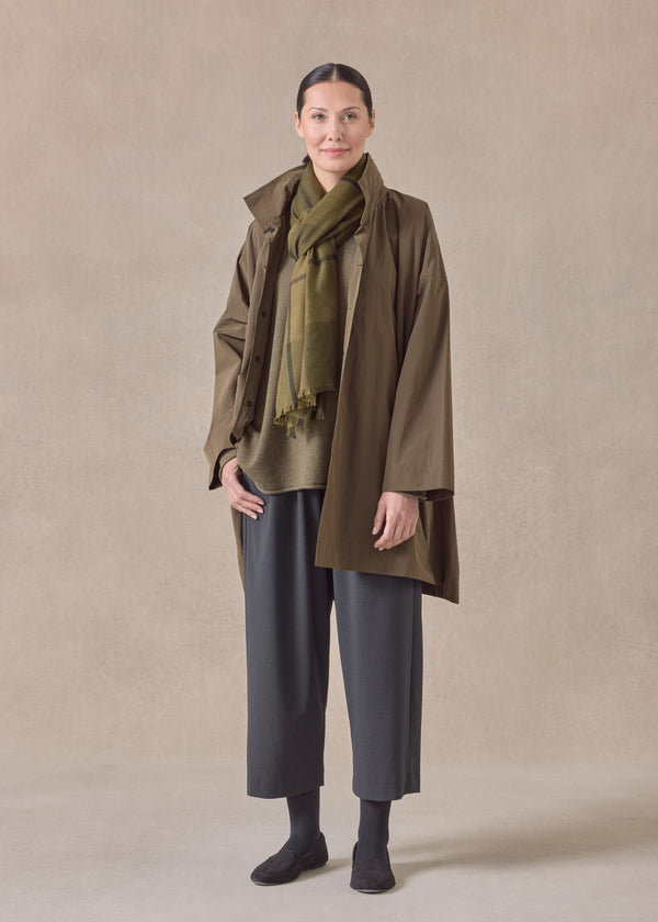 Eskandar Cashmere Tartan Check Scarf