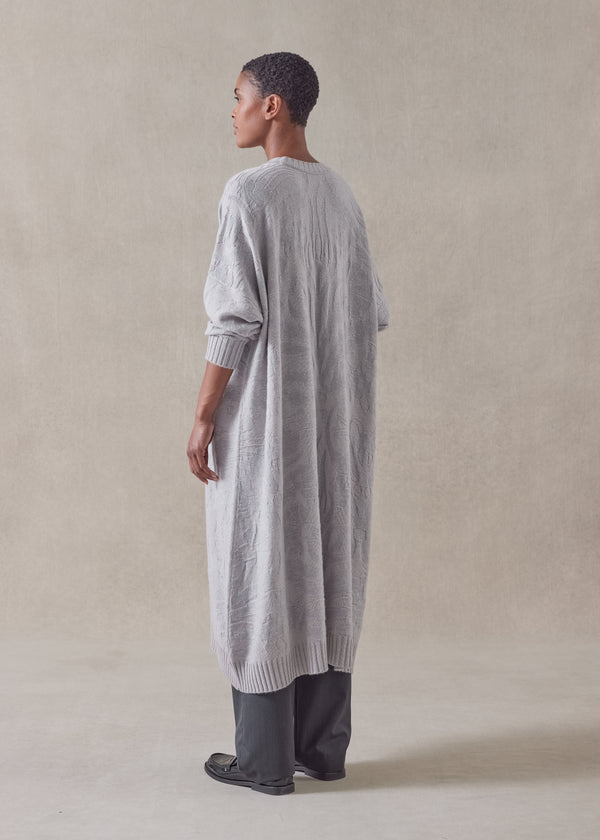 Eskandar Cashmere Wide A-line Round Neck Dress
