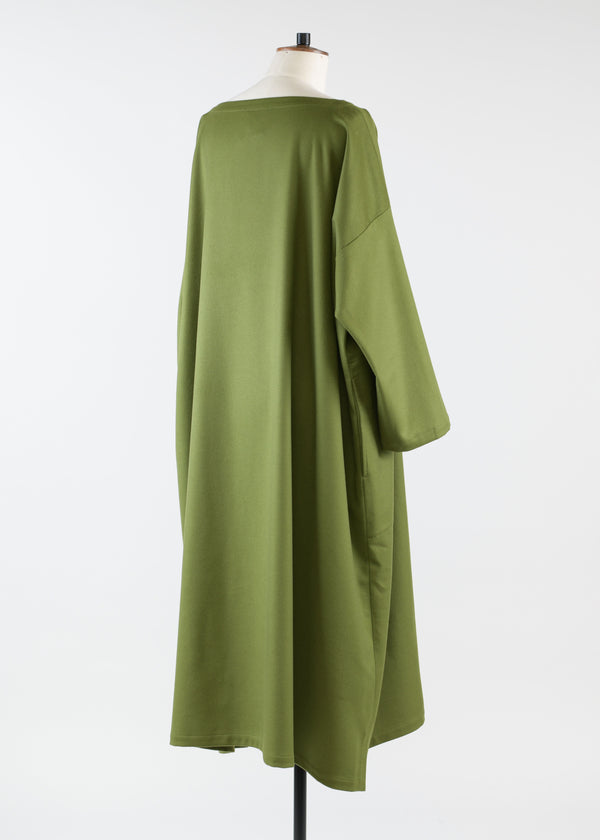 Eskandar Cashmere Wide A-line Scoop Neck Dress