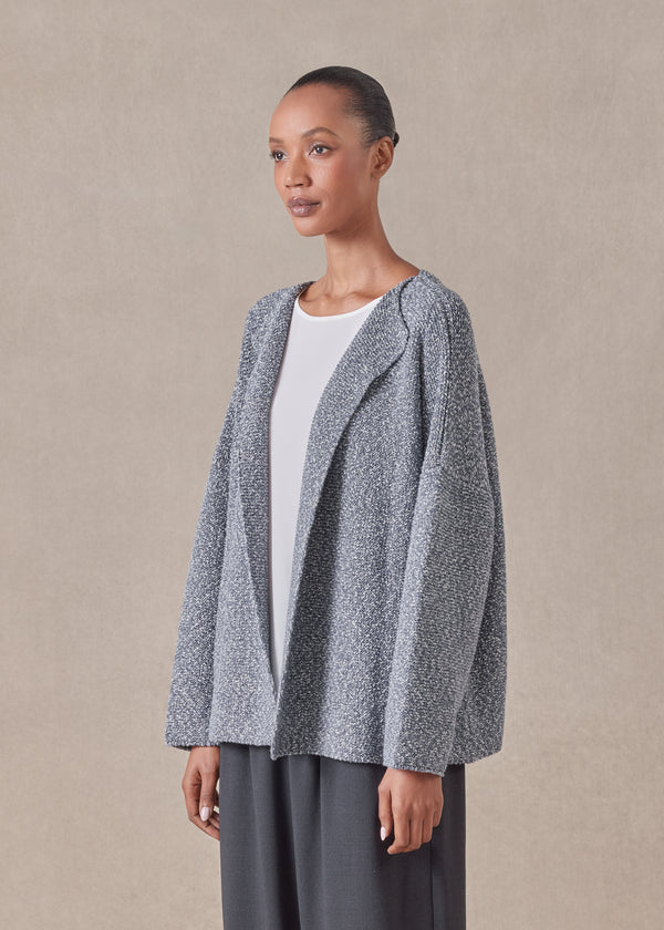 Eskandar Cotton Cropped Jacket Coat