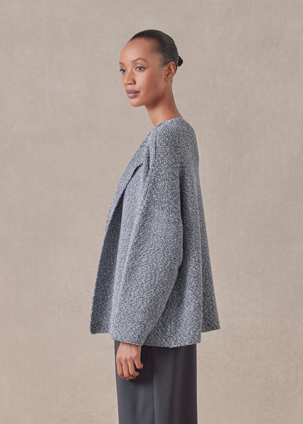 Eskandar Cotton Cropped Jacket Coat