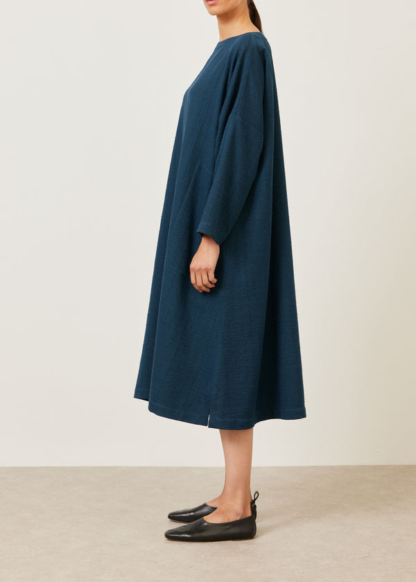 Eskandar Cotton Imperial Scoop Neck Dress