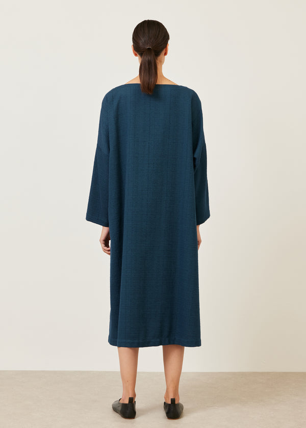 Eskandar Cotton Imperial Scoop Neck Dress