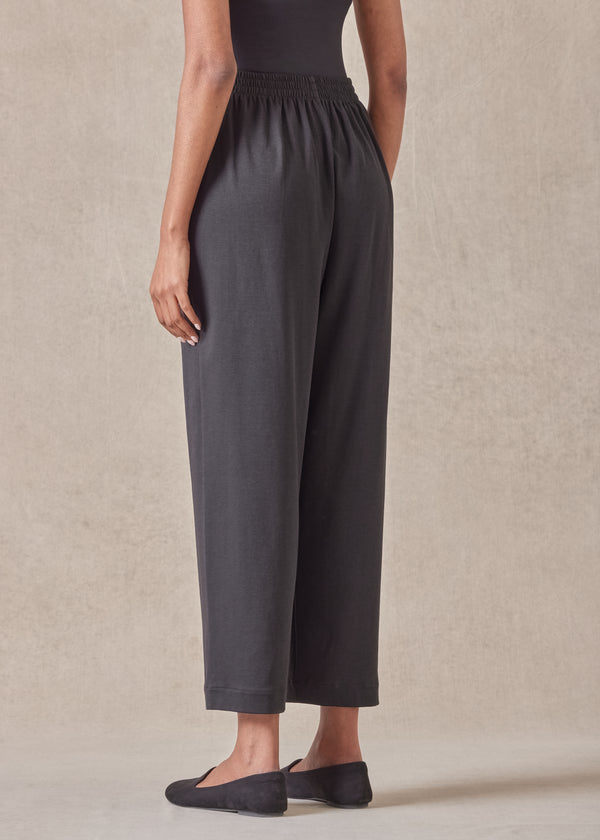 Eskandar Cotton Jersey Japanese Trouser