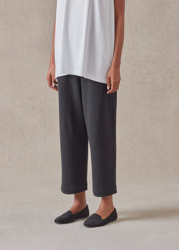 Eskandar Cotton Jersey Japanese Trouser