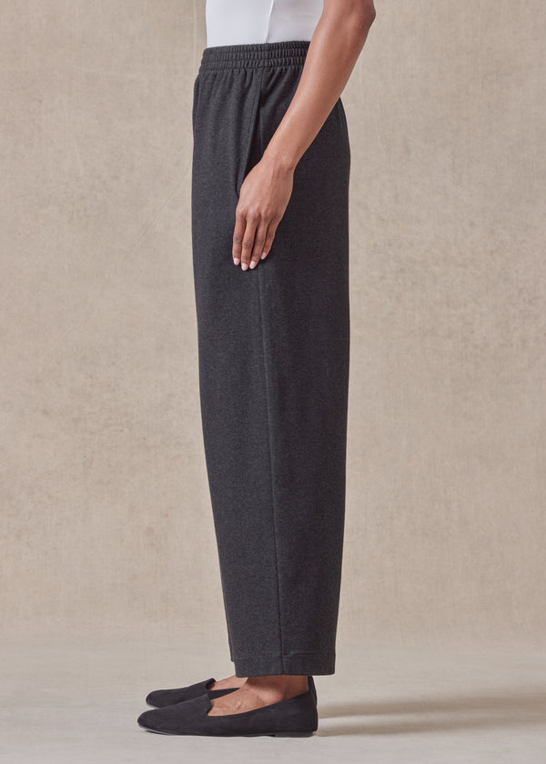 Eskandar Cotton Jersey Japanese Trouser