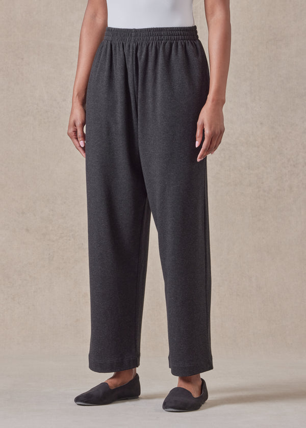 eskandar cotton jersey japanese trouser