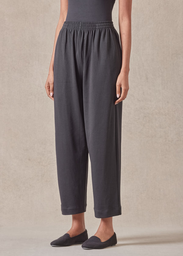 eskandar cotton jersey japanese trouser