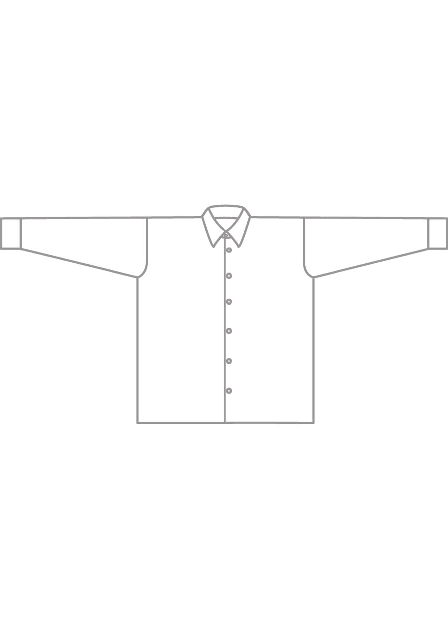 Eskandar Cotton Slim Shirt With Collar - Regular