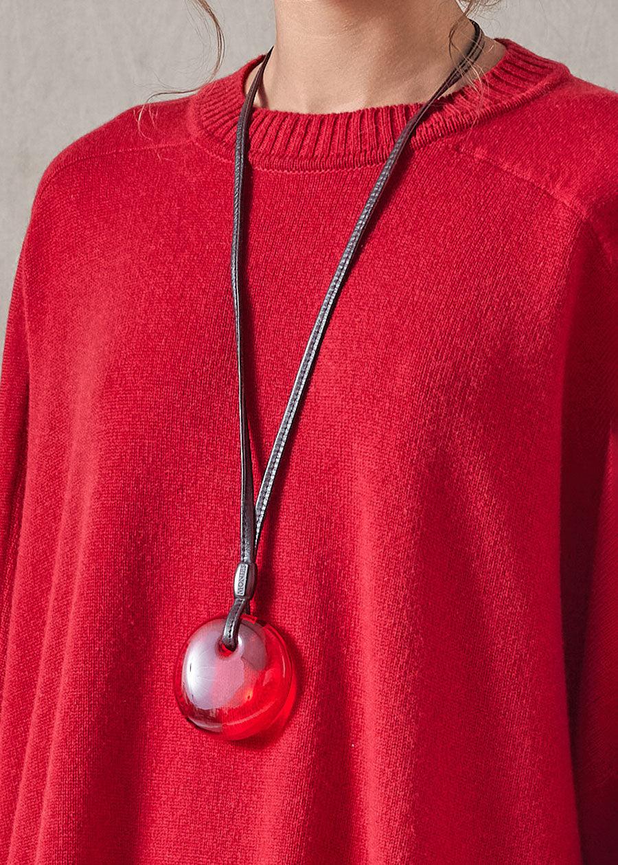 Eskandar Hand Shaped Coloured Disc Pendant