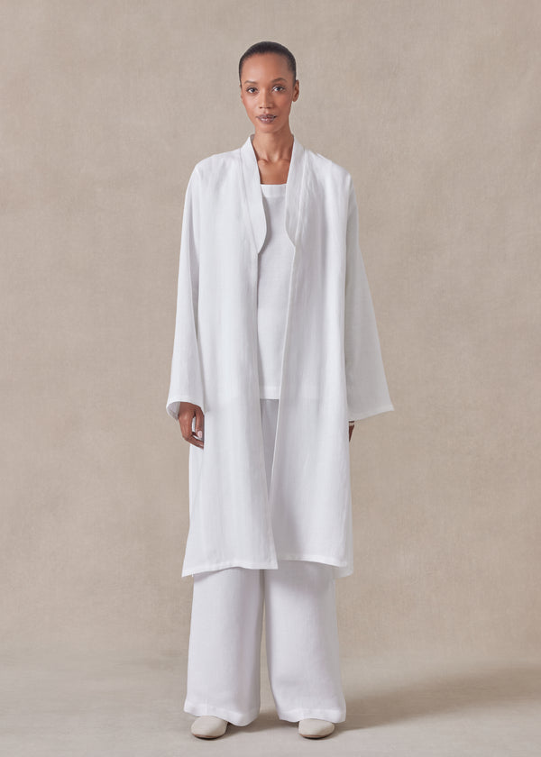 Eskandar Linen Bakhtiari Coat