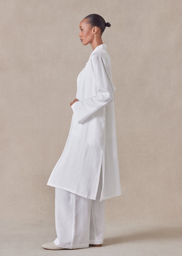 Eskandar Linen Bakhtiari Coat