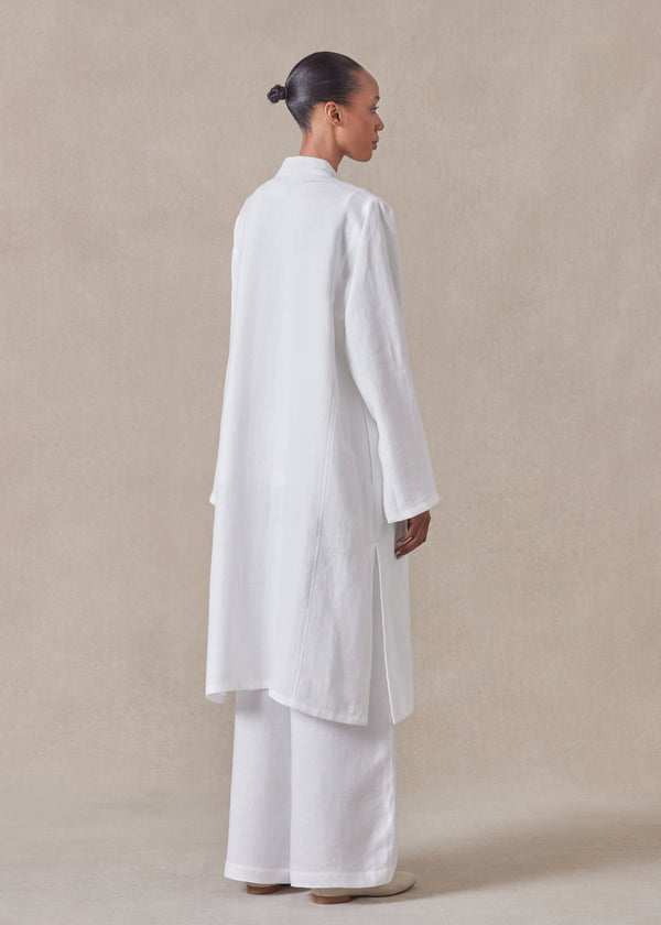 Eskandar Linen Bakhtiari Coat