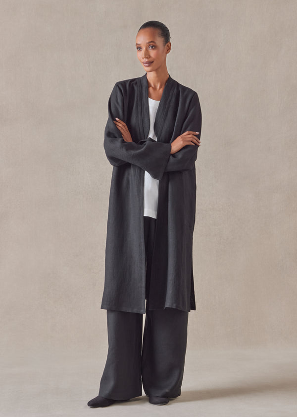 eskandar linen bakhtiari coat