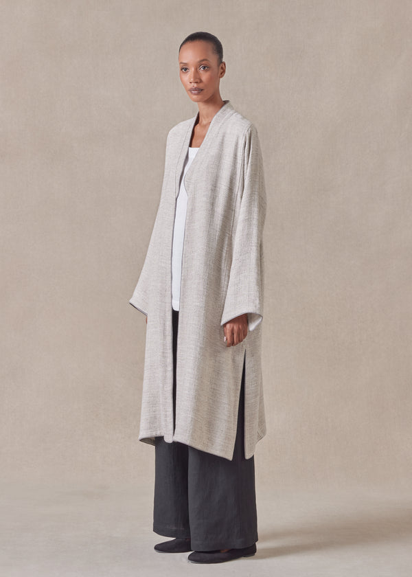 Eskandar Linen Bakhtiari Coat