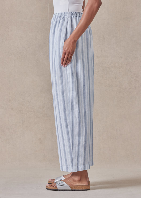 Eskandar Linen Japanese Trouser