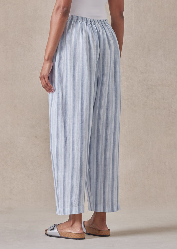 Eskandar Linen Japanese Trouser