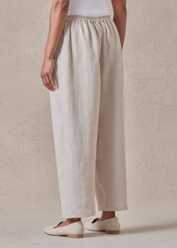 Eskandar Linen Japanese Trouser
