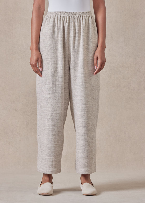 Eskandar Linen Japanese Trouser