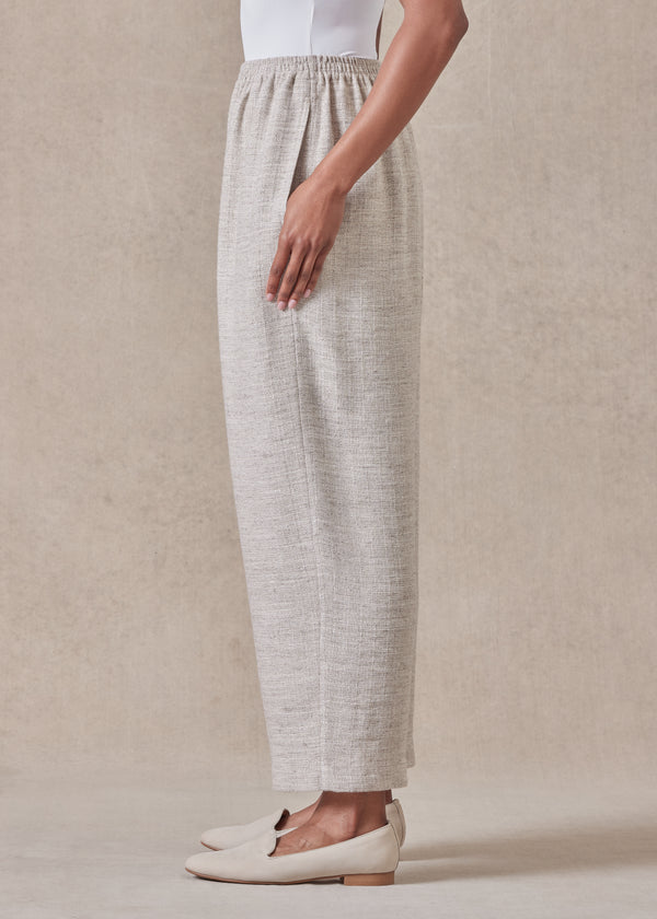 Eskandar Linen Japanese Trouser