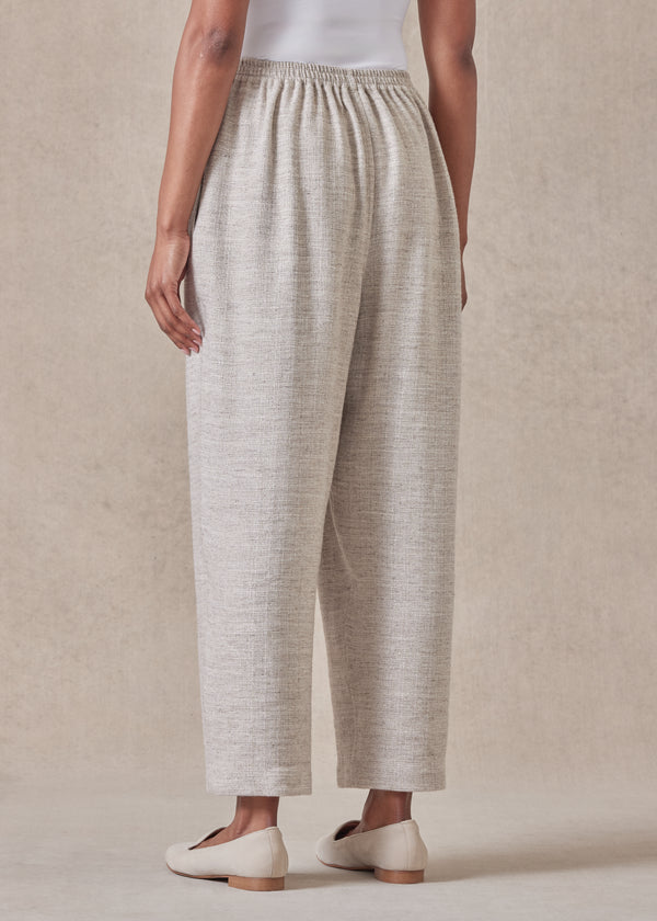 Eskandar Linen Japanese Trouser