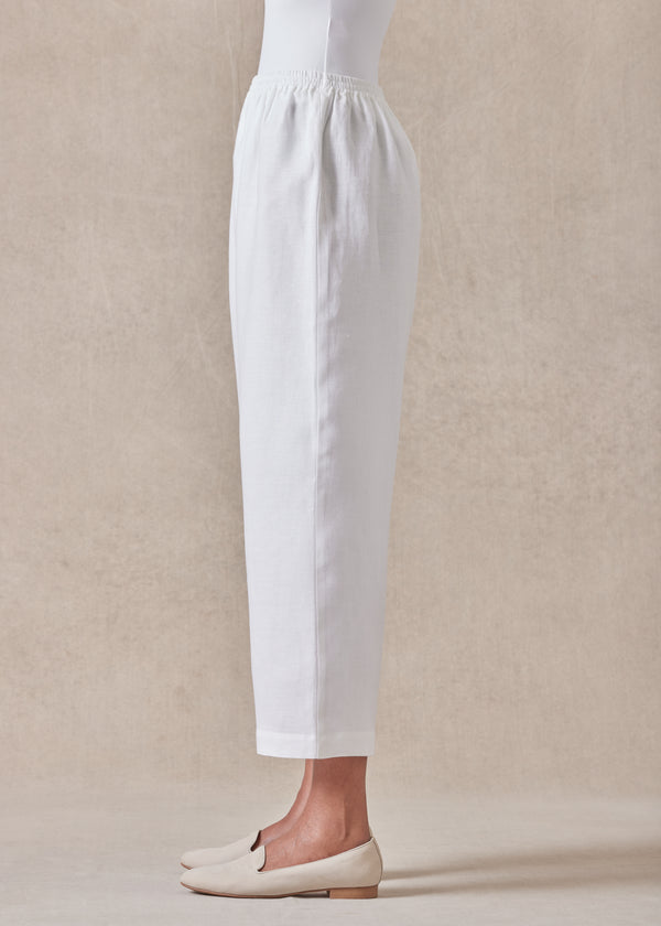 Eskandar Linen Japanese Trouser