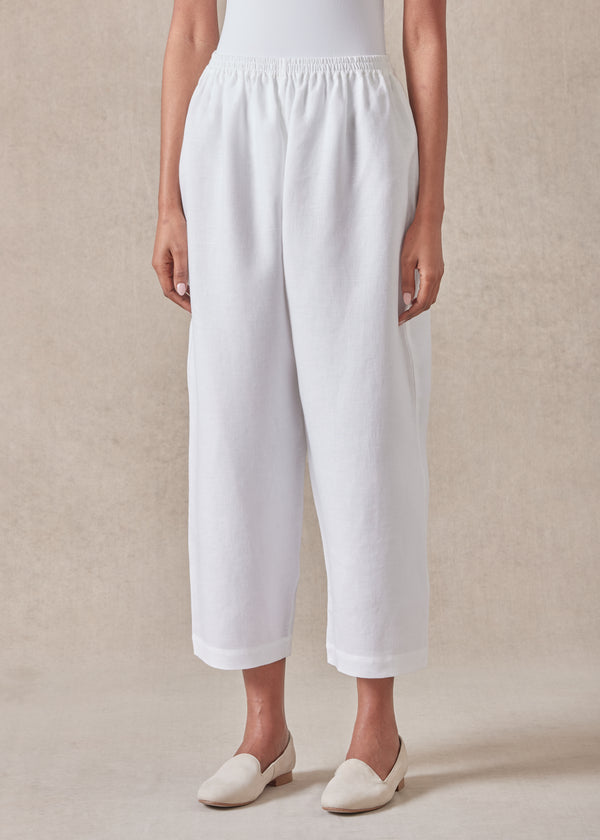 eskandar linen japanese trouser