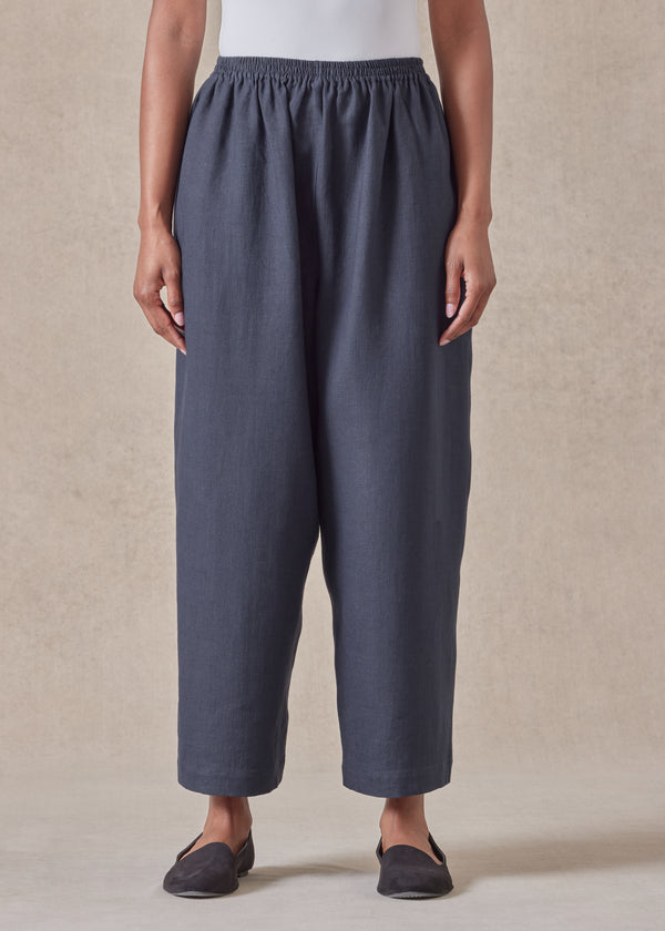 Eskandar Linen Japanese Trouser