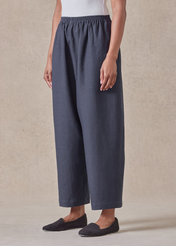 eskandar linen japanese trouser