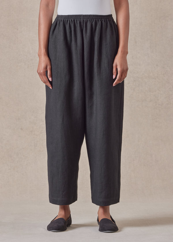 Eskandar Linen Japanese Trouser