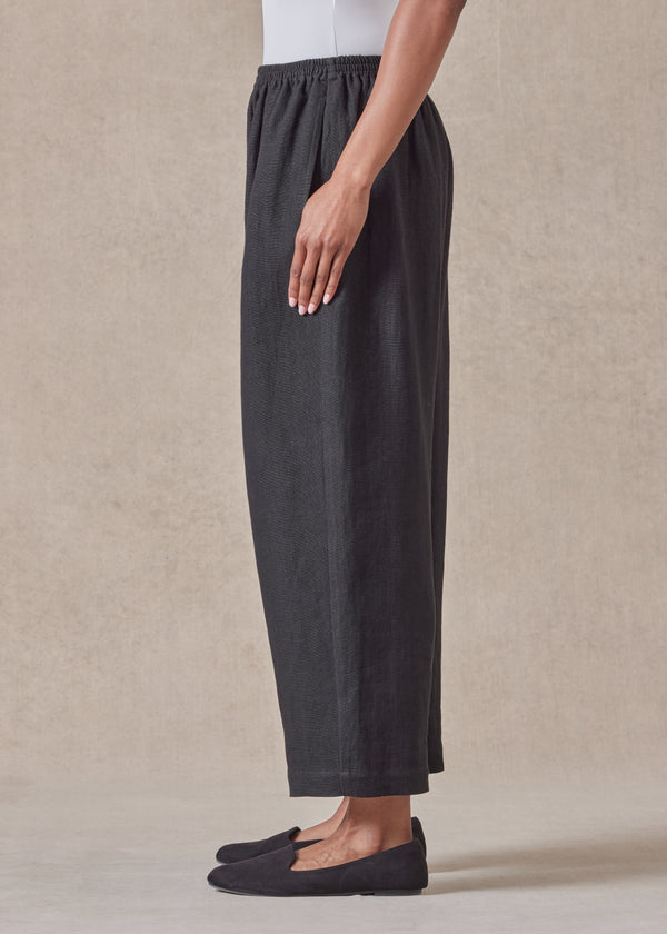 Eskandar Linen Japanese Trouser