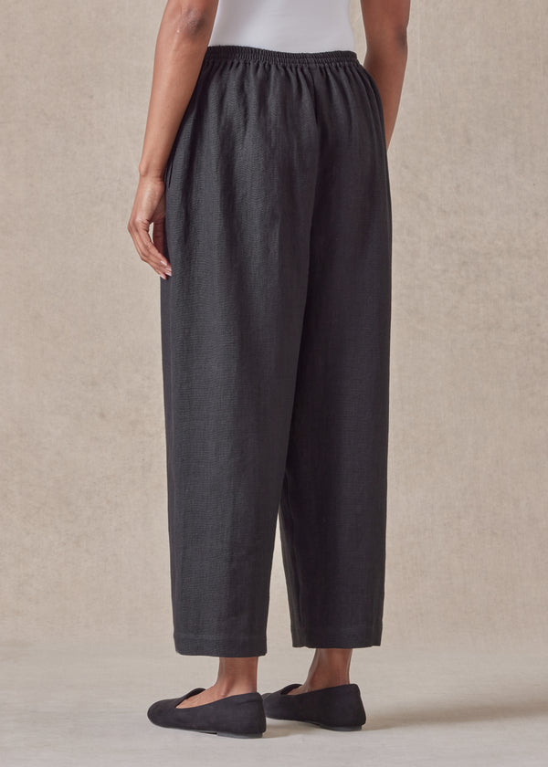 Eskandar Linen Japanese Trouser