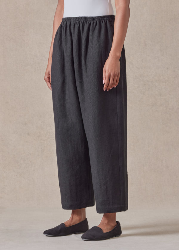 eskandar linen japanese trouser