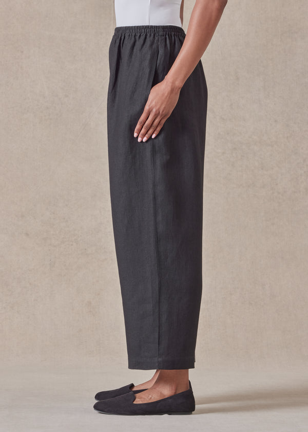 Eskandar Linen Japanese Trouser
