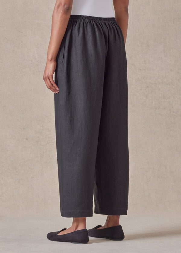 Eskandar Linen Japanese Trouser