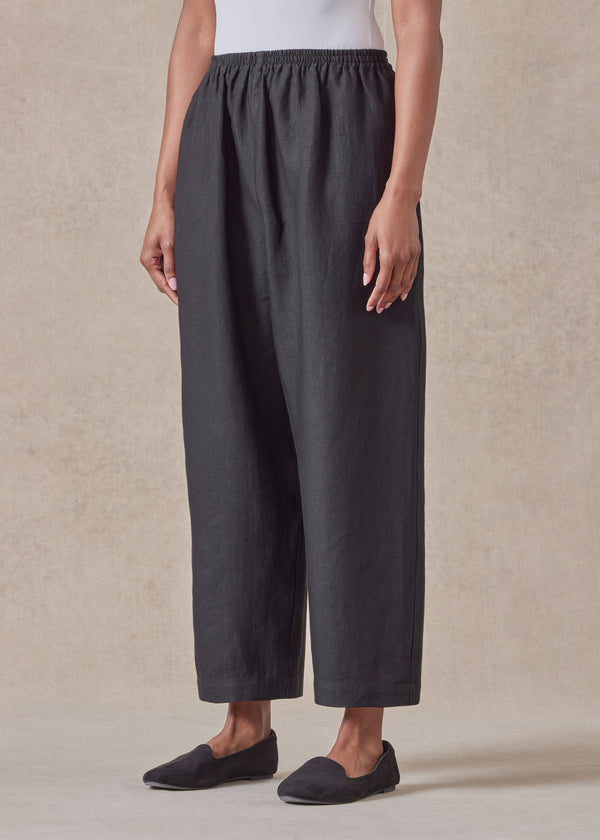 eskandar linen japanese trouser