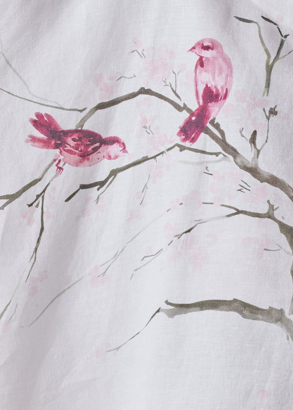 Eskandar Linen T-shirt Tunic - Long