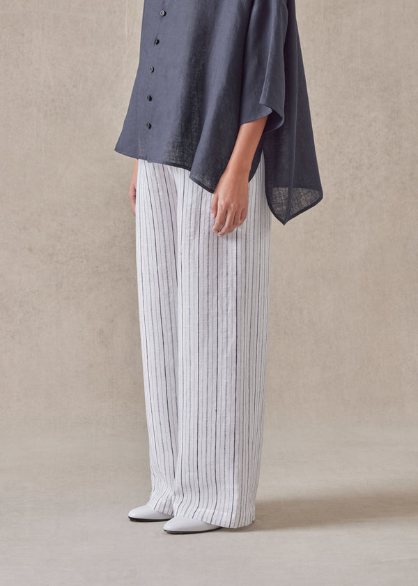 Eskandar Linen Trouser