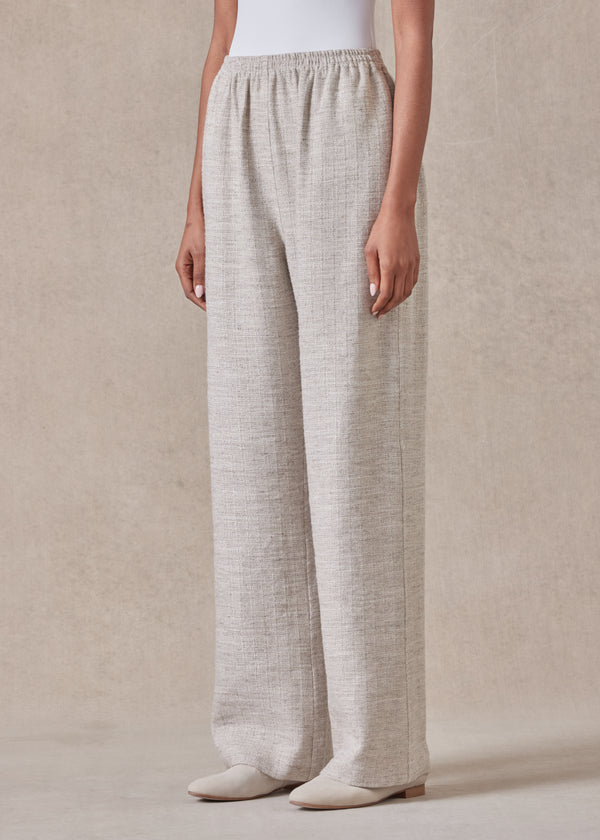 eskandar linen trouser