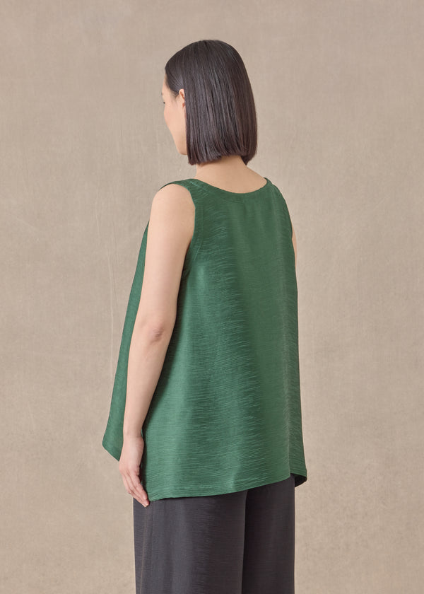 Eskandar Silk A-line Shell - Mid Plus