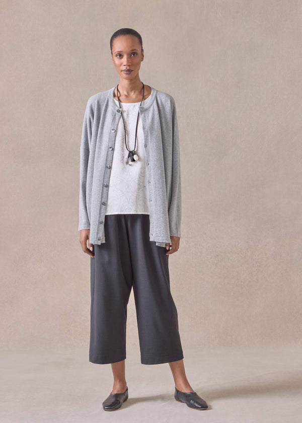 Eskandar Silk A-line Shell - Mid Plus