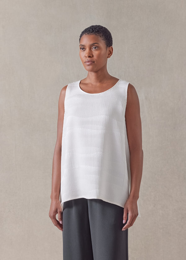 Eskandar Silk A-line Shell - Mid Plus