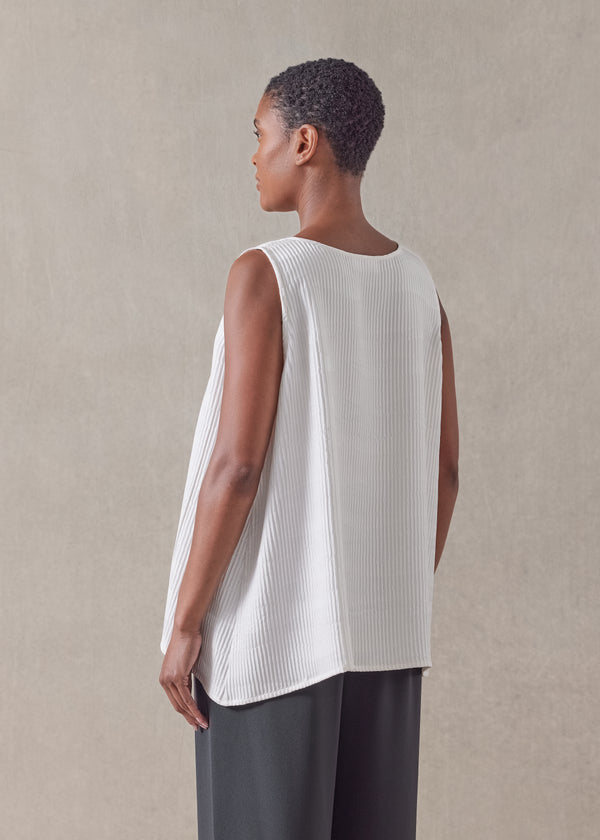 Eskandar Silk A-line Shell - Mid Plus