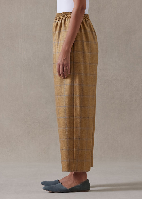 Eskandar Silk Cashmere Japanese Trouser