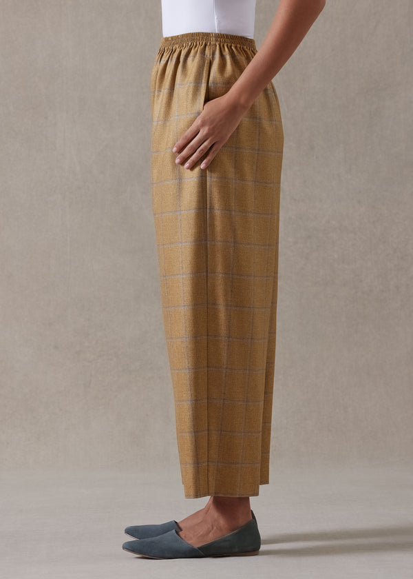 Eskandar Silk Cashmere Japanese Trouser