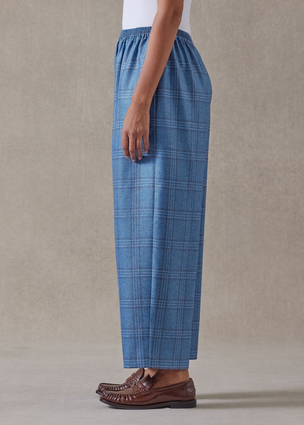 Eskandar Silk Cashmere Japanese Trouser