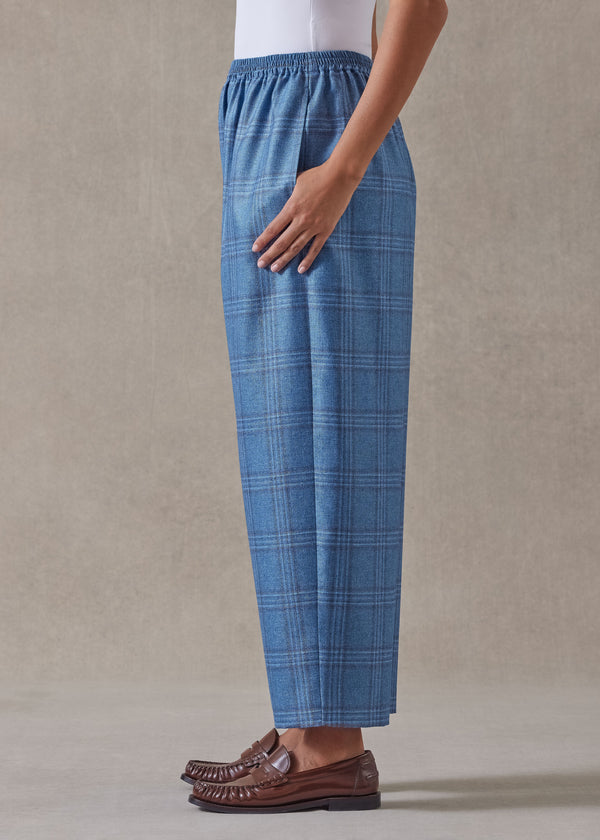 Eskandar Silk Cashmere Japanese Trouser