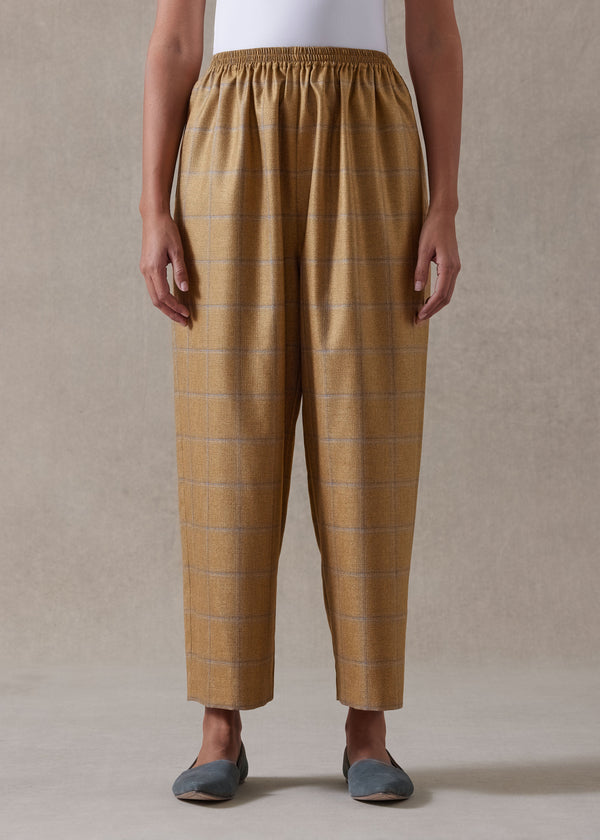 eskandar silk cashmere japanese trouser