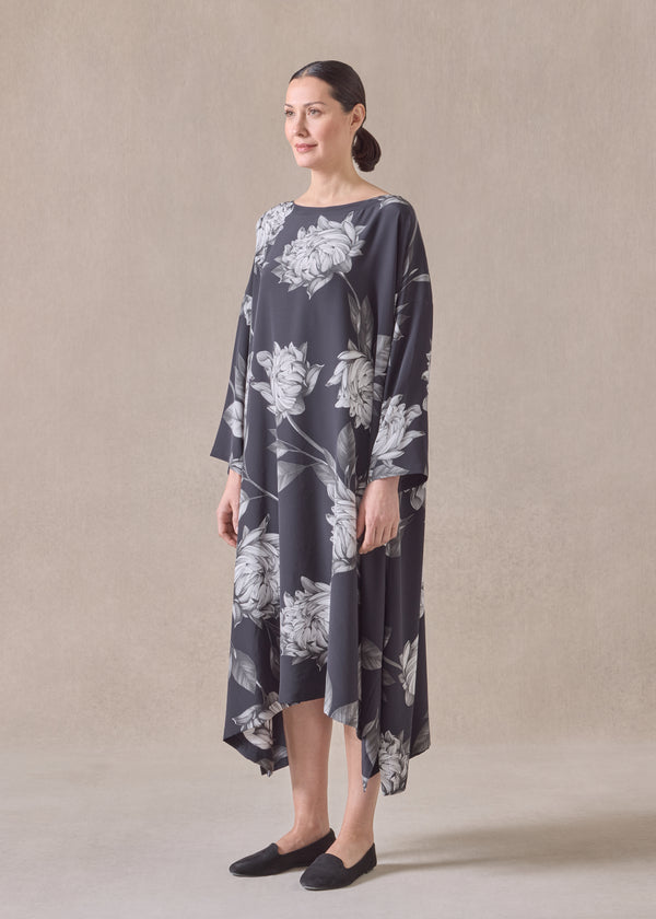 Eskandar Silk Dps Scoop Neck Dress