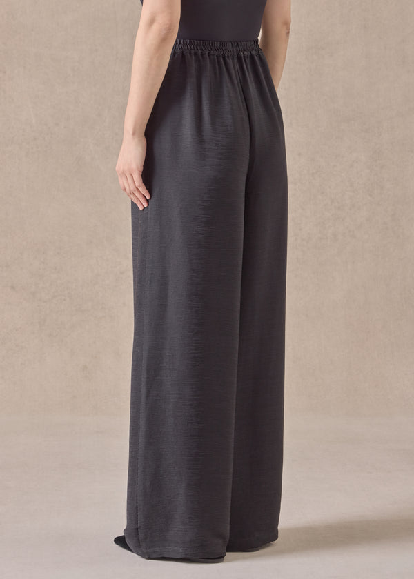 Eskandar Silk Flared Trouser